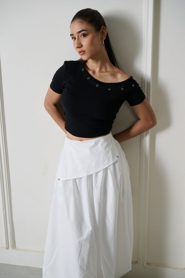 Ruched Rib Top