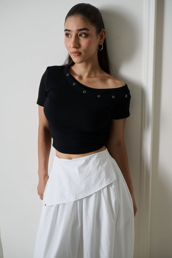 Ruched Rib Top