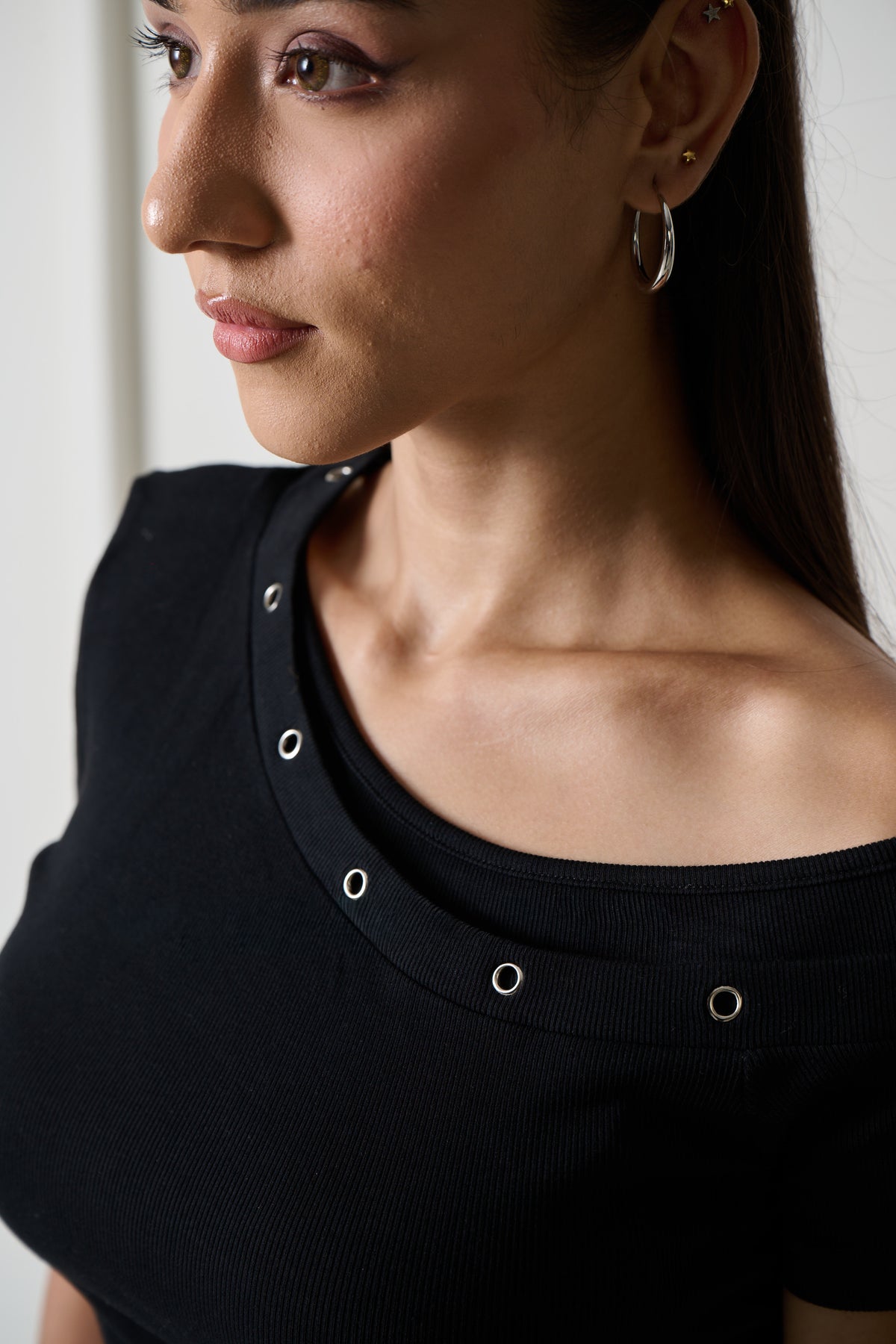 Ruched Rib Top