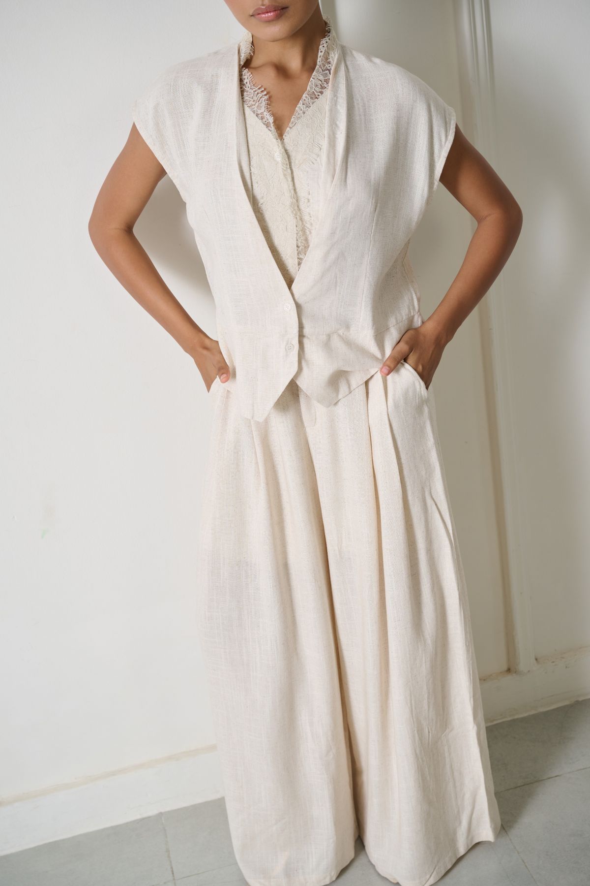 Linen Lace Set